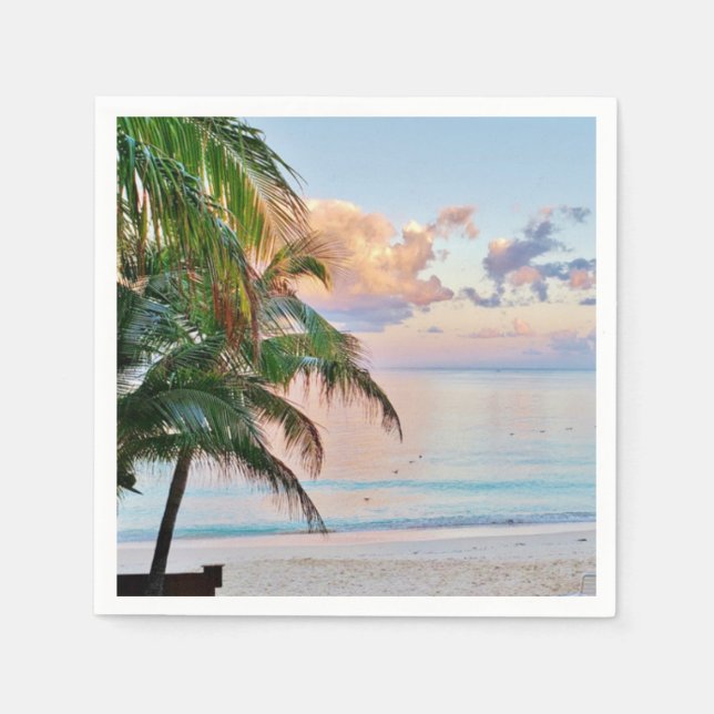 Tropical Beach Napkin (Front)
