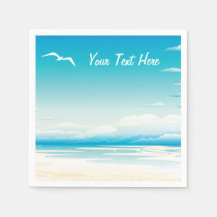 Tropical Beach Napkin