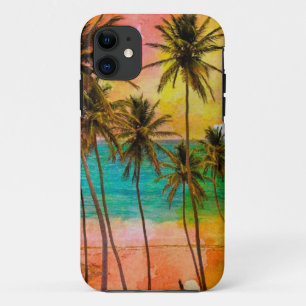 Tropical Beach Ocean Custom iPhone Case