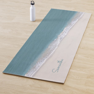 Tropical Beach Ocean Personalized Yoga Mat