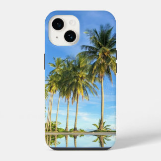 Tropical Beach Palm Tree  iPhone 14 Case