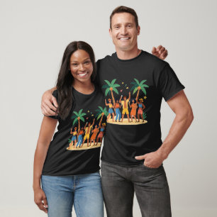 Tropical Beach Party Friends Summer Celebration T-Shirt