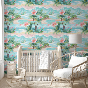 Tropical Beach Pattern #2 Wallpaper