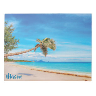 Tropical Beach (personalized name) Notepad