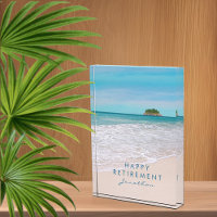 Tropical Beach Personalized Retirement