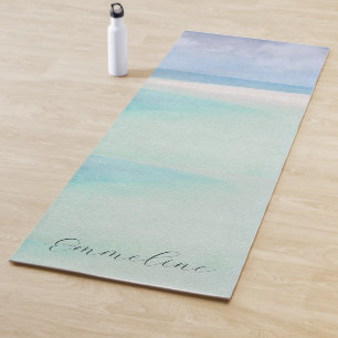  Tropical Beach Personalized Yoga Mat