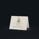 Tropical Beach Pineapple Thank You<br><div class="desc">Destination beach wedding thank you cards</div>