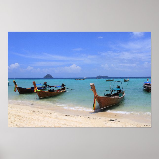 Tropical beach poster (Front)