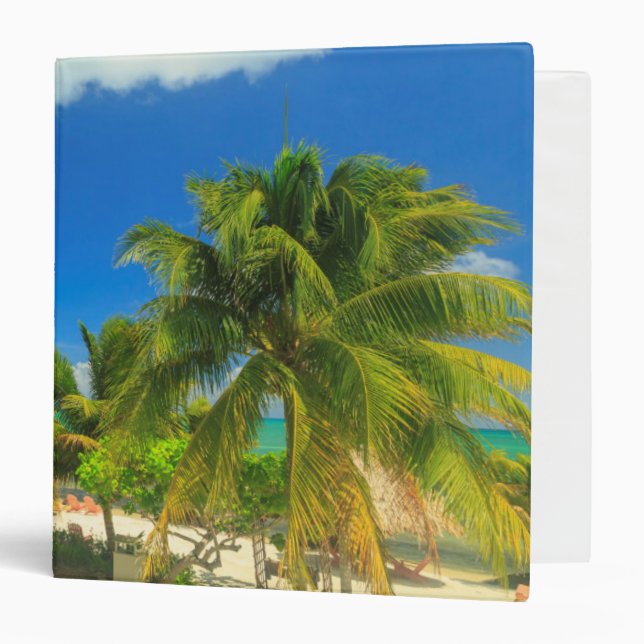 Tropical beach resort, Belize Binder (Front/Inside)