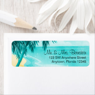 Tropical Beach Return Address