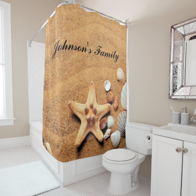 Tropical Beach Sand Seashells Custom  (In Situ)