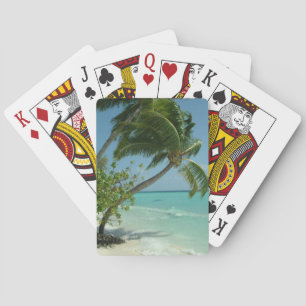 Tropical Beach Sand Sun Water Ocean Waves Surf Art Playing Cards