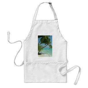 Tropical Beach Sand Sun Water Ocean Waves Surf Art Standard Apron