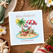Tropical Beach & Santa Christmas Party