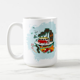 Tropical Beach Scene Coffee Mug