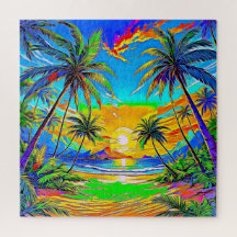 Tropical Beach Scene