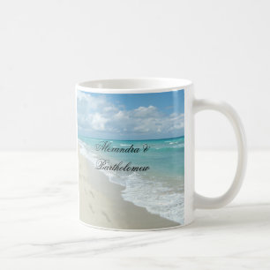 Tropical Beach Scene Personalized Keepsake Coffee Mug