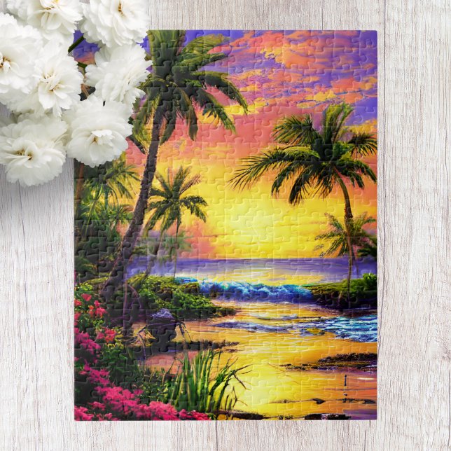 Tropical Beach Scenery Jigsaw Puzzle (Creator Uploaded)