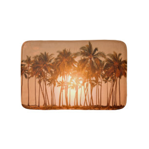 Tropical beach: scenic natural view bath mat