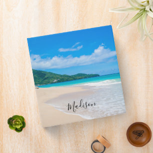 Tropical Beach Scenic Photo Binder