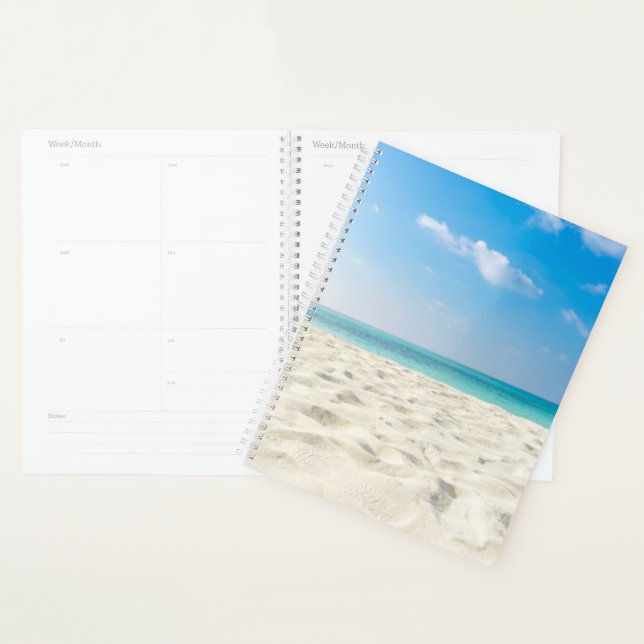Tropical Beach Sea Sand Sky & Summer Day Planner (Display)
