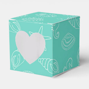 Tropical Beach Shell Favour Gift Box