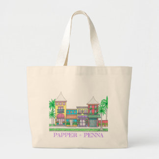 Tropical Beach Shop Jumbo Tote Bag