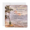 Tropical Beach String Lights Wedding Invitation
