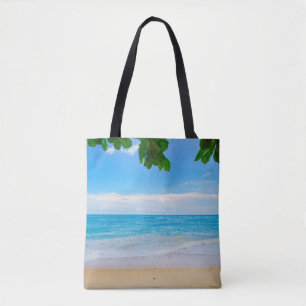 Tropical Beach Sun Sand and Sea Tote Bag