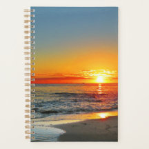 Tropical beach sunset