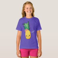Tropical Beach Sweet Fruit Pineapple Kawaii Face