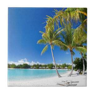Tropical beach tile