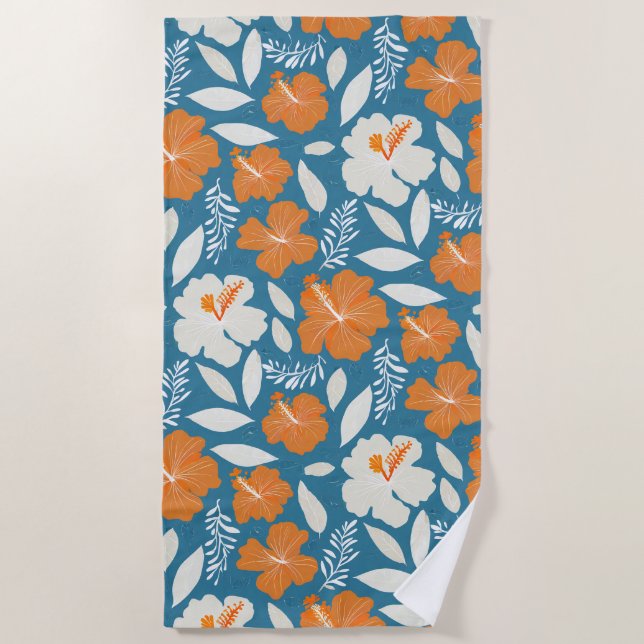 Tropical  beach towel (Front)