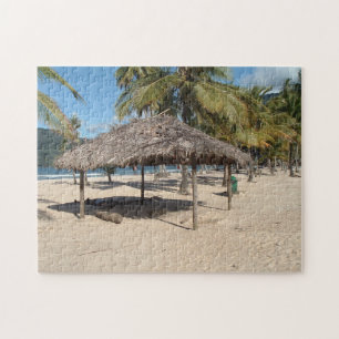 Tropical Beach Trinidad and Tobago. Jigsaw Puzzle