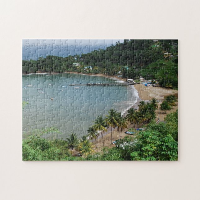 Tropical Beach Trinidad and Tobago. Jigsaw Puzzle (Horizontal)