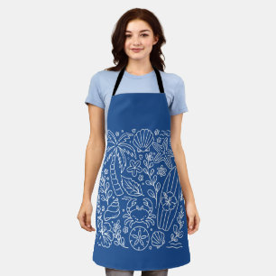 Tropical Beach Vibes  Apron