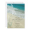 Tropical Beach Wedding Invitation