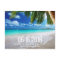 Tropical Beach Wedding Save the Date Postcard