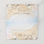 Tropical Beach Wedding Table Assignment