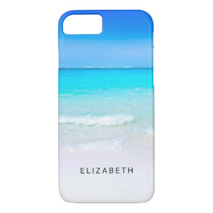 Tropical Beach with a Turquoise Sea Custom Case-Mate iPhone Case