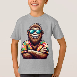 Tropical/beach yeti/bigfoot T-Shirt