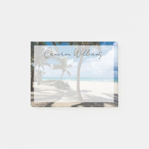 Tropical Beaches Anguilla Beach, Palm Tree Post-it Notes