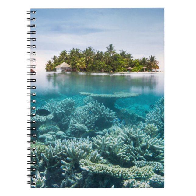Tropical Beaches | Ari Atoll Maldives Notebook (Front)
