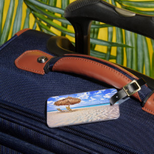 Tropical Beaches Aruba Sandy Beach Luggage Tag