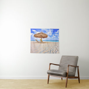 Tropical Beaches   Aruba Sandy Beach Tapestry