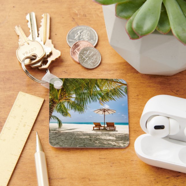 Tropical Beaches | Beach Dominican Republic Keychain (Desk)
