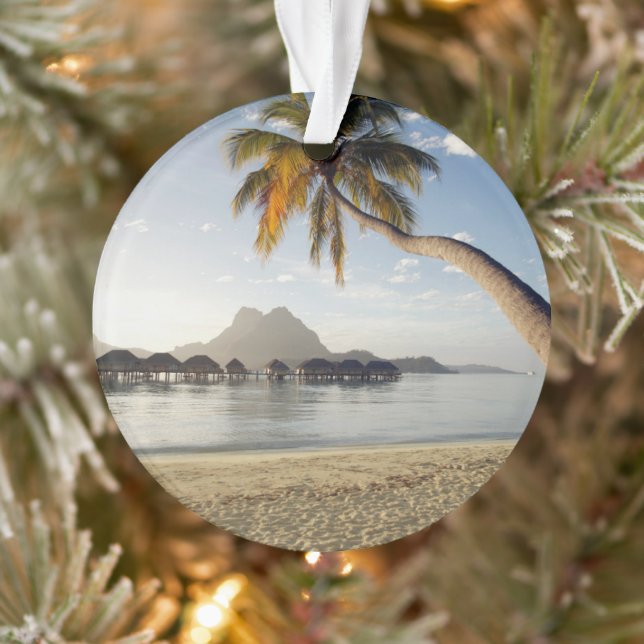 Tropical Beaches | Beach Huts, Bora Bora Ornament (Tree)