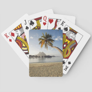 Tropical Beaches   Beach Huts, Bora Bora Playing Cards