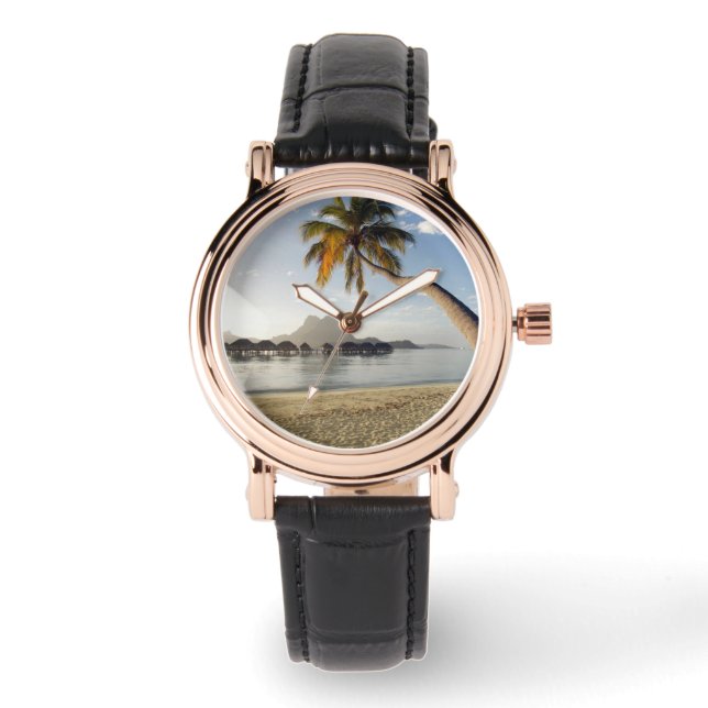 Tropical Beaches | Beach Huts, Bora Bora Watch (Front)
