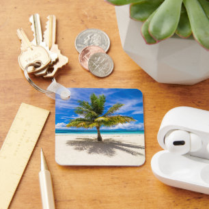 Tropical Beaches   Bora Bora, French Polynesia Keychain